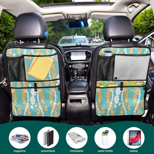 Organizadores Plegables para Asientos Traseros de Coche con Diseño Personalizado de Flores Lei y Múltiples Bolsillos, Protectores de Almacenamiento para Automóviles - Product Image 5