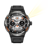 Reloj Inteligente KT76 con Pantalla Completa de 1.39 Pulgadas, Modelos Deportivos de Moda, Esfera con Función SOS, Correa de Silicona para Uso en Exteriores