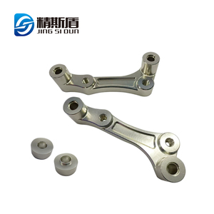 Soporte de pinza trasera de aluminio CNC para motocicleta, Manillar de aluminio cromado, abrazadera, cubierta superior, alambre de Metal duradero, EDM/brochado - Product Image 2