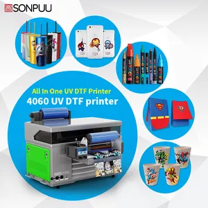 Sonpuu populaire automatique A3 UV imprimante machine d'impression uv dtf imprimante UV DTF film imprimante