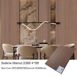 <span class=keywords><strong>2025</strong></span> mới Walnut Veneer rắn gỗ Hội Đồng Quản trị 1220*2745mm đôi phải đối mặt với <span class=keywords><strong>MDF</strong></span> với PVC cạnh dải cho nhà bếp sử dụng - Product Image 3