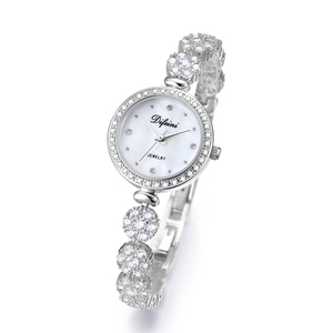 Orologio intelligente <span class=keywords><strong>da</strong></span> <span class=keywords><strong>donna</strong></span> con cassa in ottone movimento al quarzo vetro quadrante finestra Display puntatore - Product Image 4