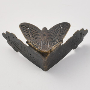 Iron <b>Corner</b> Bracket Antique Bronze L Shape Metal Edge <b>Protector</b> For Wooden Box Decoration Accessories - Product Image 4