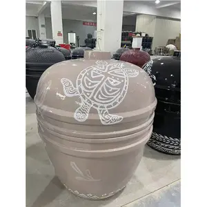 Diskon besar panggangan luar ruangan untuk dijual panggangan listrik keramik barbekyu arang 25 inci panggangan arang Bbq untuk dijual