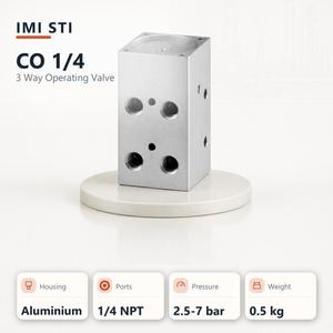 Válvula Neumática de 3 Vías IMI STI CO de Cuarto de Pulgada para Control de Actuadores en Petroquímica - Product Image 2