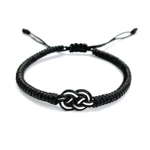 Nueva pulsera de cuerda roja con nudo Dorje chino, nudo Truelove tejido a mano, doble nudo de dinero, pulseras de pareja de amigos para la buena suerte - Product Image 6