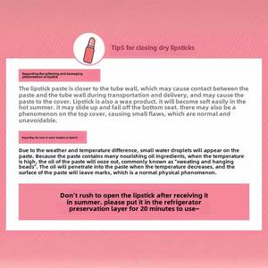 Joocyee Toffee Batom Hidratante Vegan Líquido Lip Liner e Lipgloss Beleza Maquiagem com Ingredientes Minerais Cosméticos - Product Image 4