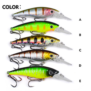 Bán Buôn Chất Lượng Cao Nhự<span class=keywords><strong>a</strong></span> Mồi Câu Cá Cứng Mồi 9Cm Nhân Tạo Cá Thu Hút Nhự<span class=keywords><strong>a</strong></span> Minnow Bait - Product Image 3