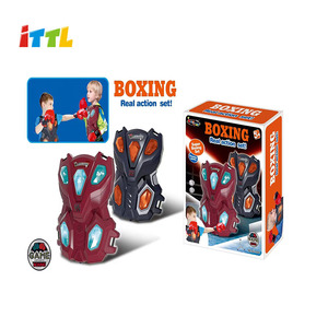 Équipement de boxe interactif Protection des enfants Armure de combat Jeu de boxe avec lumière Son Jeux de boxe pour enfants - Product Image 3