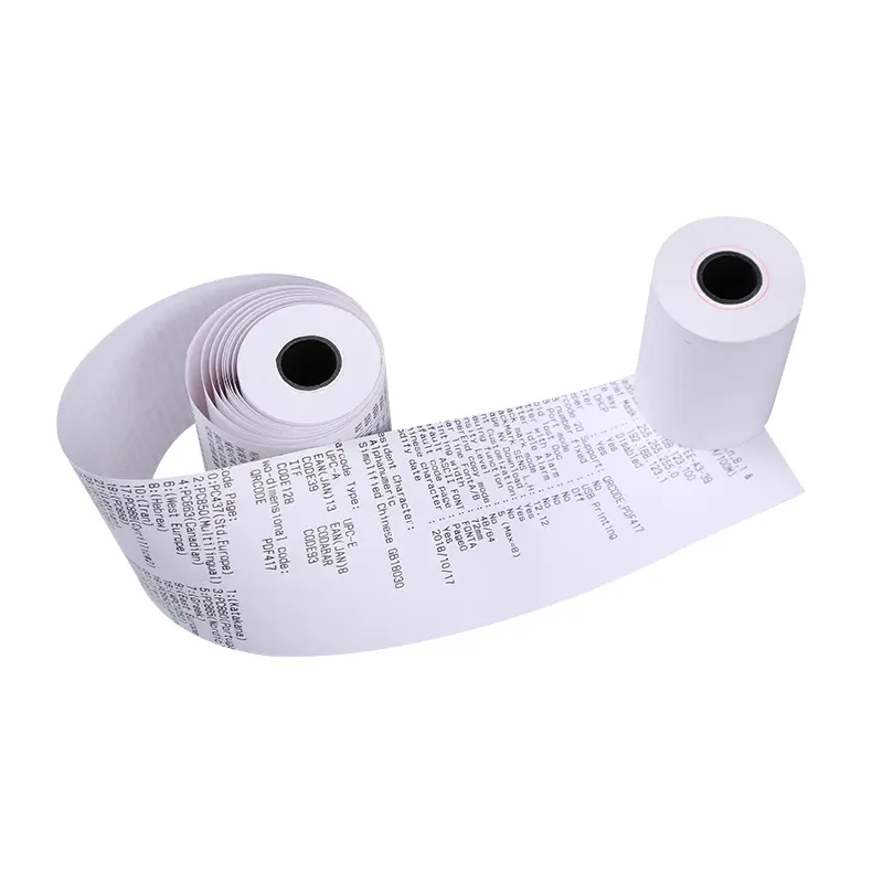 Factories printed 80mm x 80mm cash register thermal paper jumbo thermal paper roll