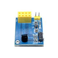 #46265 WiFi/Módulo de nodo inalámbrico ESP8266 ESP01 ESP01S DS18B20 Módulo electrónico de sensor de temperatura