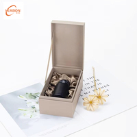Boîte d'emballage cadeau personnalisée en carton rigide magnétique avec insert en velours satiné, papier recyclé, pour parfums, soins de la peau, cosmétiques
