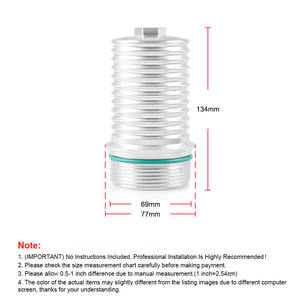 Carcasa de Filtro de Transmisión de Aleación de Aluminio para DSG de 7 Velocidades, Protectores de Polvo para Volkswagen y Audi - Product Image 4