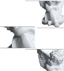 Creativo piccolo <span class=keywords><strong>angelo</strong></span> due pezzi combinazione Set resina artigianato decorazione per la casa - Product Image 5