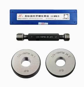 एनपीज्म स्टील टेपर पाइप थ्रेड प्लग गेज रिंग गेज - Product Image 6