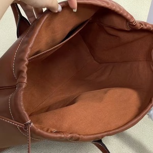 Sac fourre-tout en cuir véritable marron de haute qualité en cuir de vachette, grand sac à bandoulière, sac à main tendance, sacs en cuir, sac fourre-tout personnalisé - Product Image 2