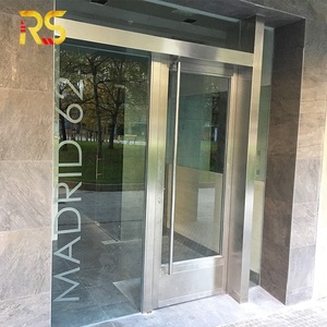 Porta Scorrevole Automatica in Vetro per Hotel, Design di Lusso per Ingresso Principale, Porta Scorrevole Esterna Grande per Ufficio - Product Image 6