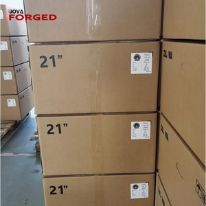 Rines JOVA de 21 y 22 Pulgadas, Súper Cóncavos, Negros Brillantes, Forjados, para Mercedes Benz GLE 450 2019 - Product Image 6