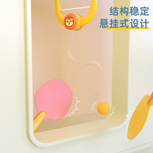 Dispositif d'entraînement de ping-pong suspendu pour enfants, jouet éducatif interactif pour parents et enfants, durable, pour sports d'intérieur - Product Image 2