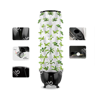 Meilleur prix tour hydroponique verticale 80 trous fournitures système de jardin ferme vente en gros tour aéroponique