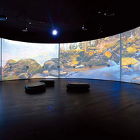Pantalla LED de Alto Rendimiento P0.9 HiLED para Cine en Casa, Relación de Aspecto 16:9, Montaje en Pared, Panel de Video 4K, Resolución de 0.93mm, HDR10+, DCI-P3
