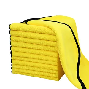 Toalha de microfibra, toalha de secagem rápida para lavar carro