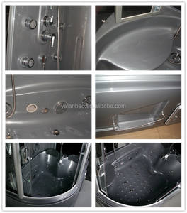 Vente en gros usine : Cabine de <span class=keywords><strong>douche</strong></span> vapeur autoportante en acrylique avec baignoire spa hydromassante intégrée - Product Image 6