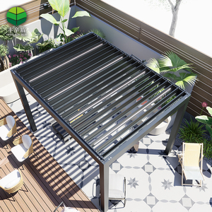 3x3 3x4 4x3 4x4 4x5 4x5 4x6 6x3 6x4 6x5 6x6m Jardín moderno Exterior Aluminio Persiana Pérgola Pabellón Gazebo Pérgola pérgola Pergula - Product Image 5