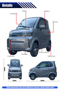 Voiture électrique chinoise EEC, compacte, économique, pour adultes, moteur 2000W, 45 km/h, charge utile 400 kg - Product Image 6
