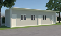 Maison conteneur préfabriquée détachable de 20 pieds, bâtiment modulaire portable pour habitation et bureau