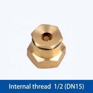 فوهة رش نحاسية قابلة للتعديل مقاس 1/2 بوصة، رشاش دقيق للري في الحدائق - Product Image 3