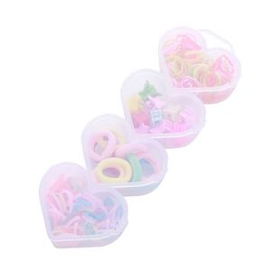 Pinzas para el Cabello con Forma de Corazón de Dibujos Animados, Pequeñas y Lindas, Set de Regalo Promocional, Accesorios para el Cabello con Técnica de Tejido Colorido - Product Image 5