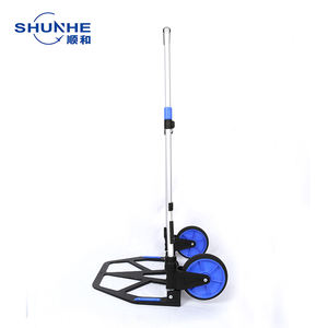 Capacité de charge de 220lb Personnaliser le chariot à bagages pliable en aluminium robuste Style bricolage - Product Image 5