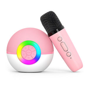 Çift mikrofon ile Mini kablosuz hoparlör ses sistemi ses KTV karaoke sistemi profesyonel şarkı açık hoparlör T97 - Product Image 4