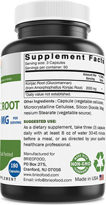 Private Label integratori dimagranti biologico Konjac fibra Konjac radice vegetariana capsule Konjac Glucomannan capsule