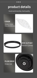 Molinillos de comida CECB Best Home Kitchen Silver Crest, picadora de carne pequeña de acero inoxidable barata, picadora de carne eléctrica automática de 2L 3L - Product Image 5