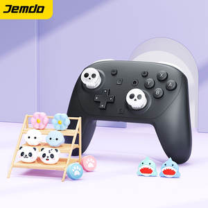 Jemdo Cute 3D Skull Pattern Gorra de silicona 4 piezas Joy-Handle-con Halloween Thumb Grip Protector Set para <span class=keywords><strong>Nintendo</strong></span> para Switch Game - Product Image 1