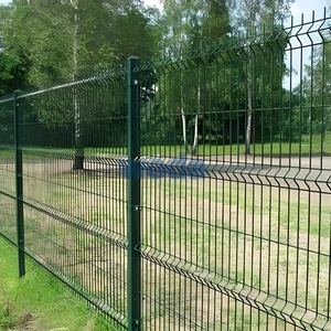 PVC tráng <span class=keywords><strong>50x100</strong></span> kim loại sắt hàn dây lưới hàng rào Thái Lan 3D cong dây lưới hàng rào tấm - Product Image 2