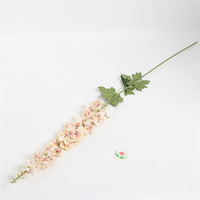 Hot Selling Delphinium Bloem Kunstmatig Rood Blauw Geel Zijde Delphinium Bloem Lange Steel Voor Bloemstuk Diy Home Decor