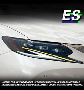 AURON Nouveau Phare Avant à Matrice LED Laser Bicolore Haute Luminosité 6000K 12V 36W pour Lexus ES 2013-2017 – Kit de Rénovation et Amélioration - Product Image 4
