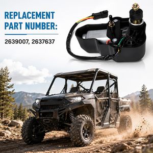 มอเตอร์ปัดน้ำฝนกระจกหน้า2637637 12V สำหรับ Polaris RANGER CREW XP 1000 EPS Pro XD - Product Image 2