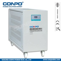 Régulateur stabilisateur de tension JJW-3KVA 1phase ferro-résonant/type condensateur/type statique/sans contact Affichage LED AVR 220V/230VAC