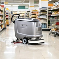 Mesin Scrubber Dryer Lantai ST-X40 Profesional dengan Tangki Air Besar dan Dua Sikat untuk Komersial
