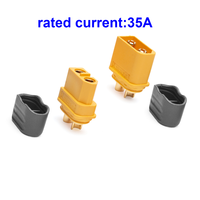 Batterie 48v 35ah xt60 adaptateur de chargeur d'alimentation câble pv connecteur mâle femelle