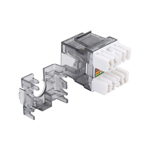 Led mô-đun CAT5e <span class=keywords><strong>CAT6</strong></span> cat6A UTP <span class=keywords><strong>RJ45</strong></span> không được che chở loại kép 180 độ <span class=keywords><strong>Keystone</strong></span> <span class=keywords><strong>jack</strong></span> - Product Image 3