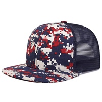 Topi Kamuflase untuk memancing, topi Snapback kamuflase, topi kegiatan luar ruangan berburu memancing dengan pinggiran datar, topi kamuflase untuk pria
