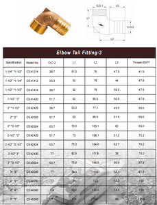 ข้อต่อทองเหลืองทางทะเลคุณภาพสูง ขนาด 1-1/4"*1-1/4"  แบบข้อศอก 90 องศา เกลียว BSPT สำหรับเรือยอชท์ ผลิตในไต้หวัน - Product Image 2