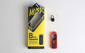 Mini B25 Feature Phone 0.66 pollici schermo Dual Nano SIM Card Dual Standby dimensioni molto piccole BT Dialer cordino foro GSM Quad Band - Product Image 6