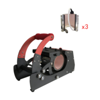 Presse à chaleur pour tasses à sublimation électrique manuelle 4 en 1 avec imprimante à plat, neuve