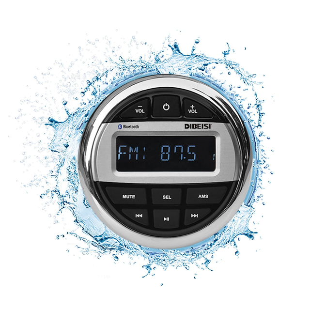 Hot Sale BT107 Digital BT Marine Stereo Radio Player FM AM Function Waterproof for Boat Yacht Applications New Marine Supplies
